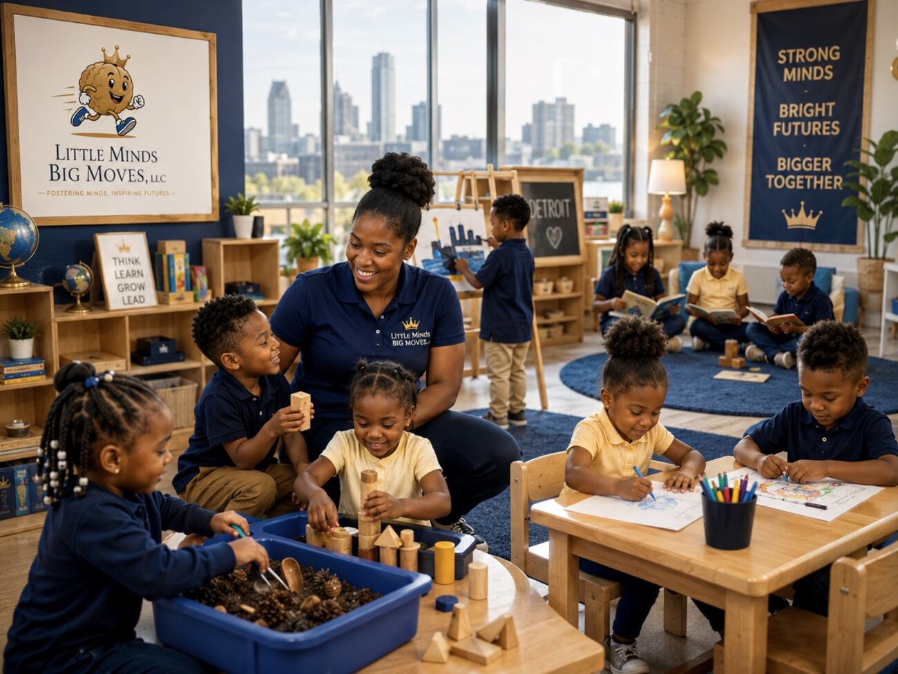 Little Minds Big Moves classroom